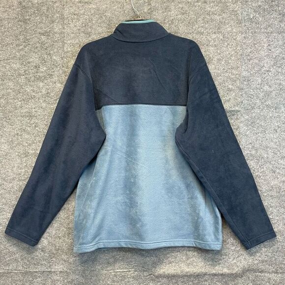 COLUMBIA Sweatshirt Men's XL Blue Steens Mountain Fleece Snap Button Pulllover - Picture 9 of 15